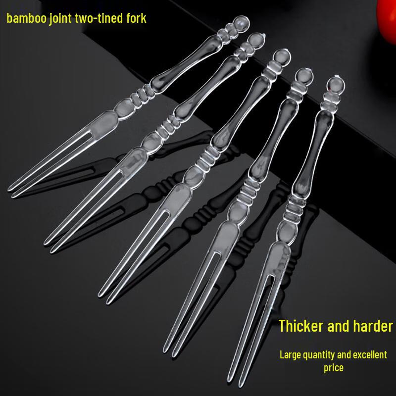 Disposable Plastic Fruit & Cake Forks
