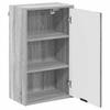 Wall Mounted Bathroom Cabinet Grey Sonoma 39 x 23.5 x 65 cm