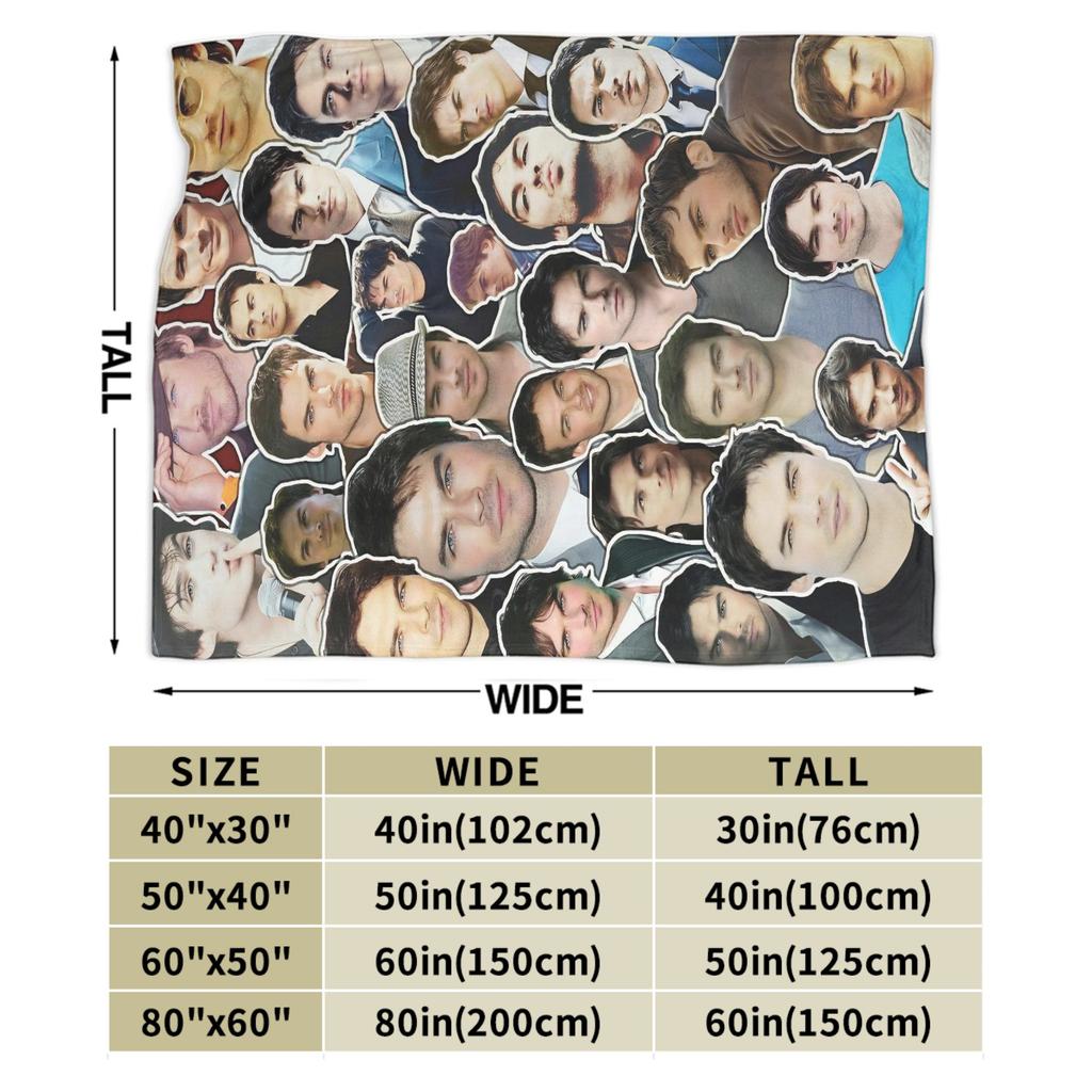 Soft Warm Blankets Travel Office The Vampire Diaries Damon Salvatore TV Series Bedding Throws Flannel Bedspread For Bed Cover