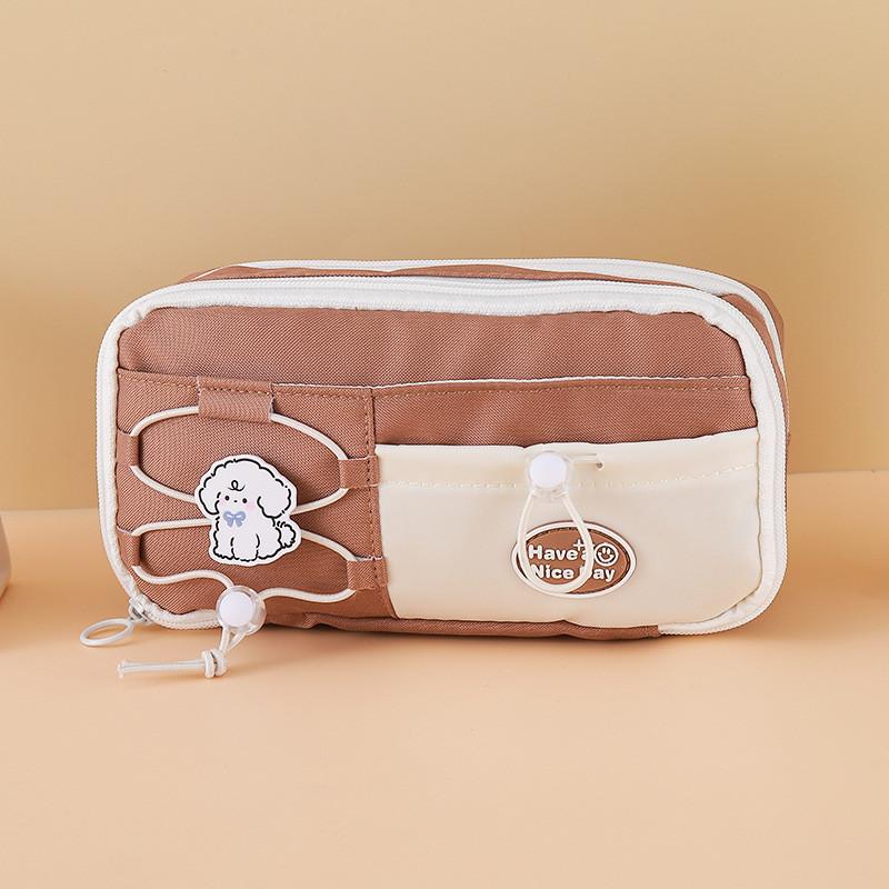 Girls Pencil Bag With Spacious Design And Polyester Construction For Elementary Students