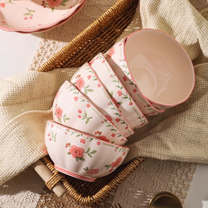 Person Cream Style Ceramic Bowl Set