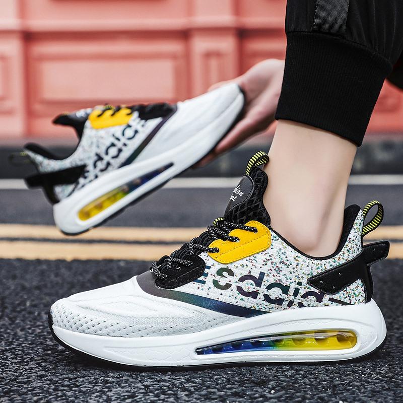 Модные мужские кроссовки на воздушной подушке для бега — фото 3