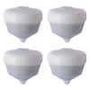 Siroflex 2800-4S Cartouches De Rechange Uni3 A, Blanc, Set De 4 Pièces