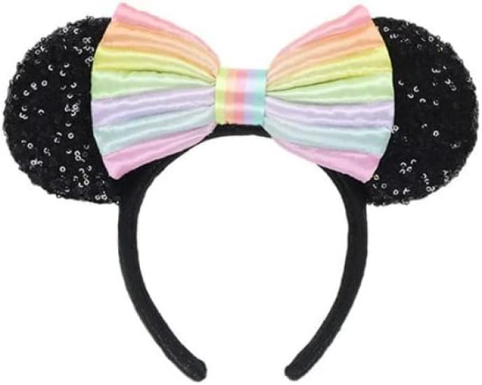 Minnie Mouse Sequin Headband Disney Resort Exclusive 40th Anniversary Dream-Go-Round