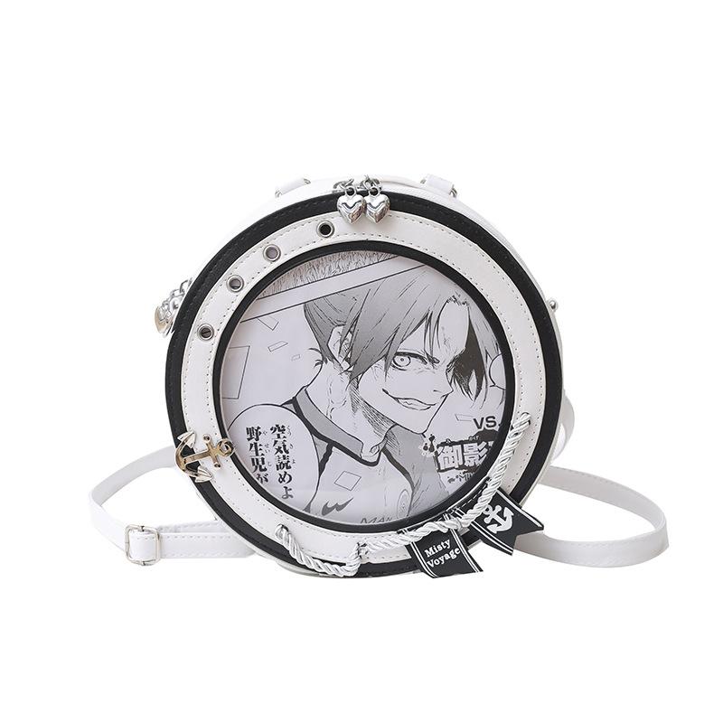Original Niche Design Personalized Cool Ulzzang Ita Bag Harajuku Y2K Cartoon Crossbody Bag JK Uniform Kawaii Shoulder Bag