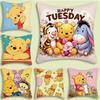 Cartoon  Winnie the Pooh Pillow Cover Cartoon Sofa Decorative Home  Printing  Cute Cushion Cover