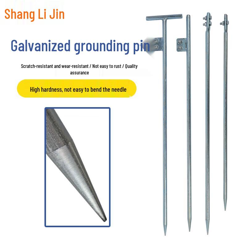Galvanized T-shaped Grounding Rod 16mm x 100cm