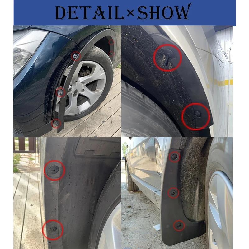 Black Plastic Rivet Clip Retainer Fastener Blind Rivets Head Break Mandrel Blind Nail Rivets for BMW VW Chrysler Ford