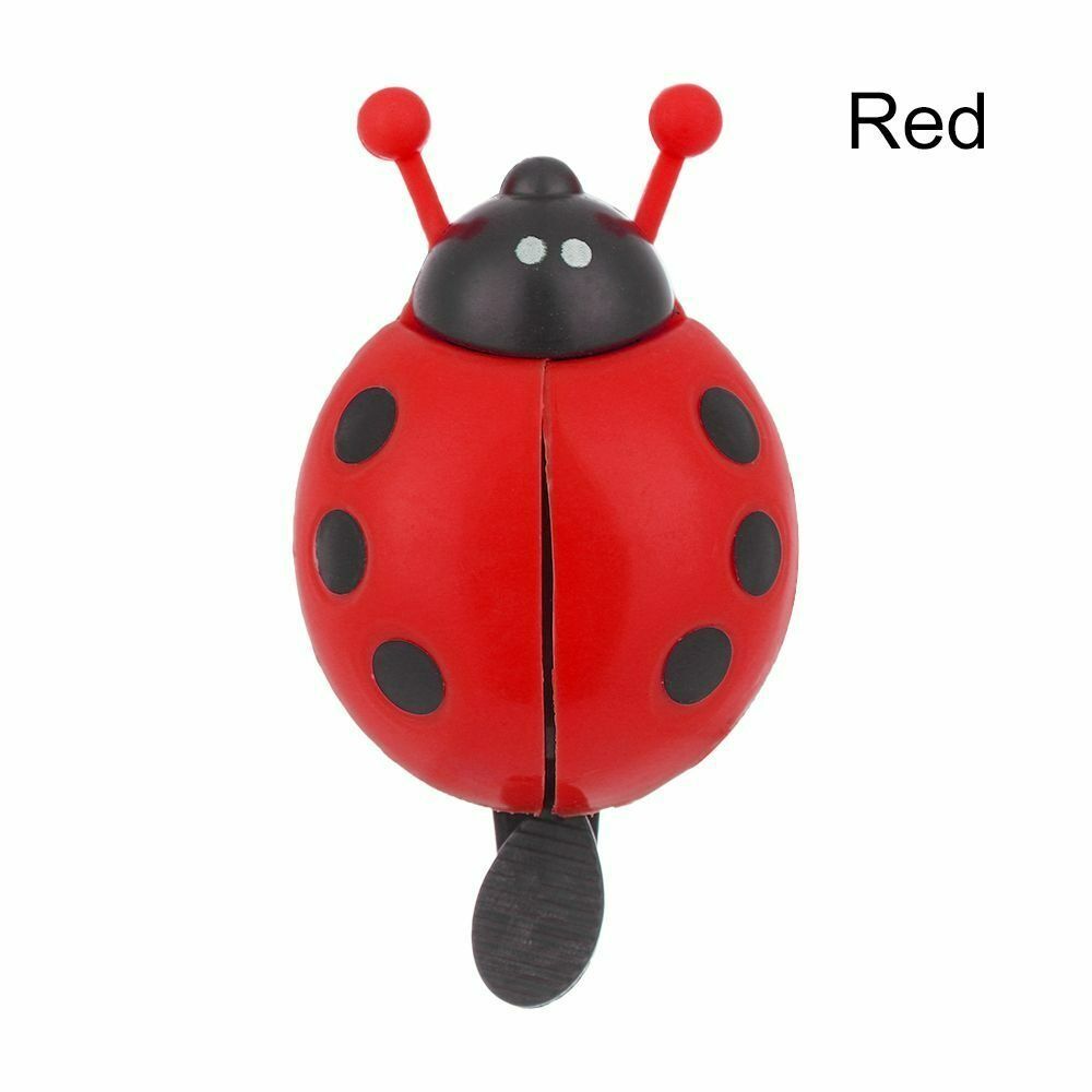 

4 Colors Bike Bell Cartoon Bike Warning Horn Cute Ladybug Bicycle Bell Boys червоний