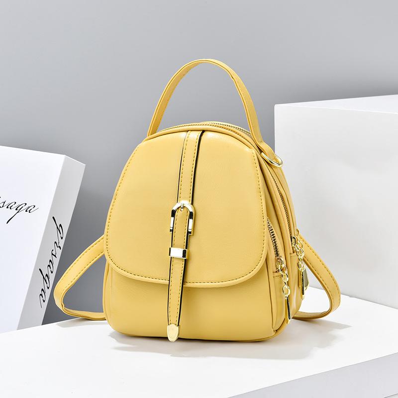 Crossbody dámská taška Nová móda Měkká kožená taška přes rameno Velkokapacitní batohy Výška Texturovaná kabelka