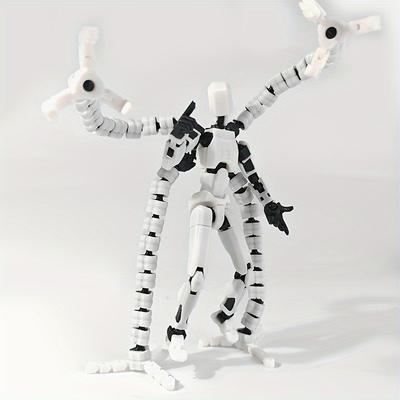 Montage abgeschlossen 5,2 Zoll T13 Actionfigur 3D-gedruckt Mehrfach beweglich Titan 13 Lucky Dummy Nova Roboter Actionfigur Geschenke