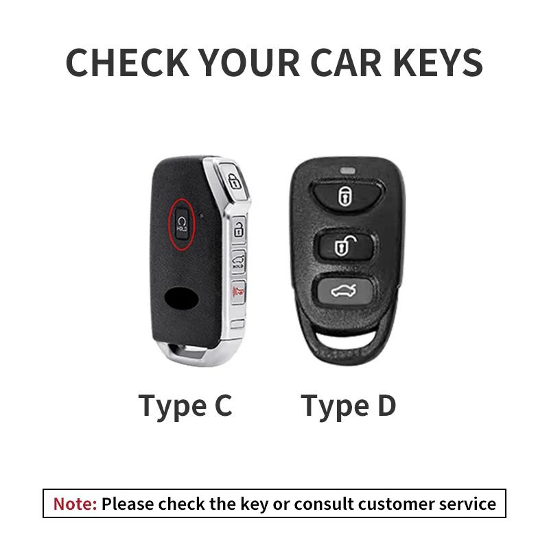 BTNPY1 5 Buttons Leather Car Key Case Cover Shell for Kia Telluride Telluride SX 2021 Sportage R 2022 K5 GT Line 2021 Seltos 2020