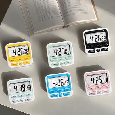 Digital Display Cooking Alarm Clock Kitchen Timer Sleep Stopwatch Clock House Countdown Kids Student Learning Time Manager