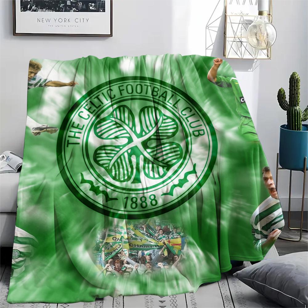 

Celtic Football Club Emblem,pattern Flannel Blanket, High quality Comfortable for All Seasons, Home Decor, Warmth and Comfort, Perfect for Gifts. 80cm x 120cm