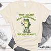 Funny Frog Critical Thinking Meme Shirt, Sarcastic Overthinking Coffee Lover Gift