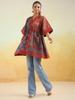 Multi Printed One Size Kaftan Top