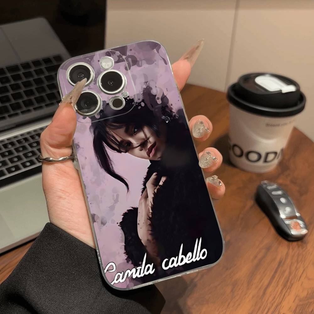 Hot Singer C-Camila C-Cabello Transparent Phone Case For IPhone 17 Air 16 Pro Max 15 14 13 12 11Plus Shockproof Cover