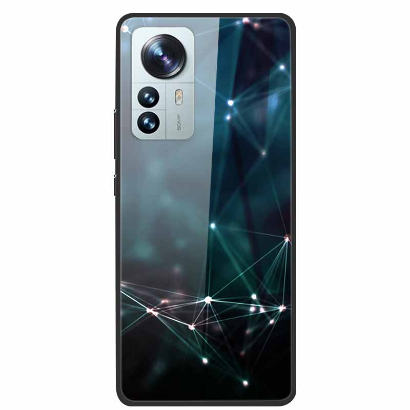 For Redmi Note 12S Case Tempered Glass Hard Back Cover for Xiaomi Redmi Note 12 Note12 Pro 4G 5G Phone Cases Note12S 12 S 12Pro