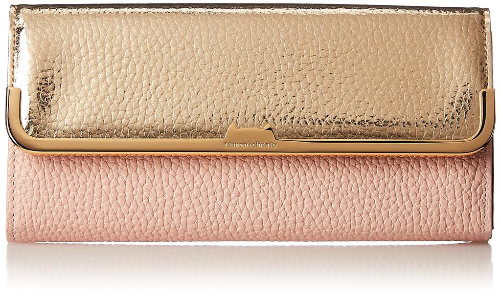 Kabuse Long Wallet Shrink Combi Gold [Tsumori Chisato] Damen