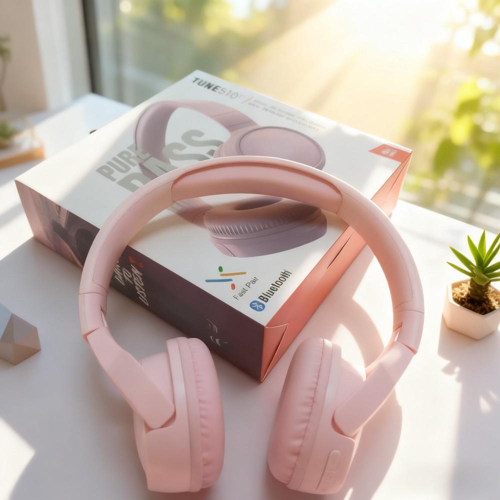 

Bluetooth-гарнітура JYL TS, 510BT, Бездротова, Потужний Бас, Для Спорту, Ігор, Музики Pink абрикосовий