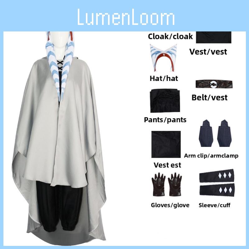 Star Wars Ahsoka Tano Cosplay Costume With Polyester Fabric For Anime Role Play