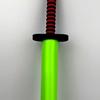 Practice Sword Children Sparring Training Sword Stick Practical Martial Arts Training Tool Green