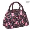 Handbag Ladies Spring Bento Fashion Casual Fine Print Practical Strap Double