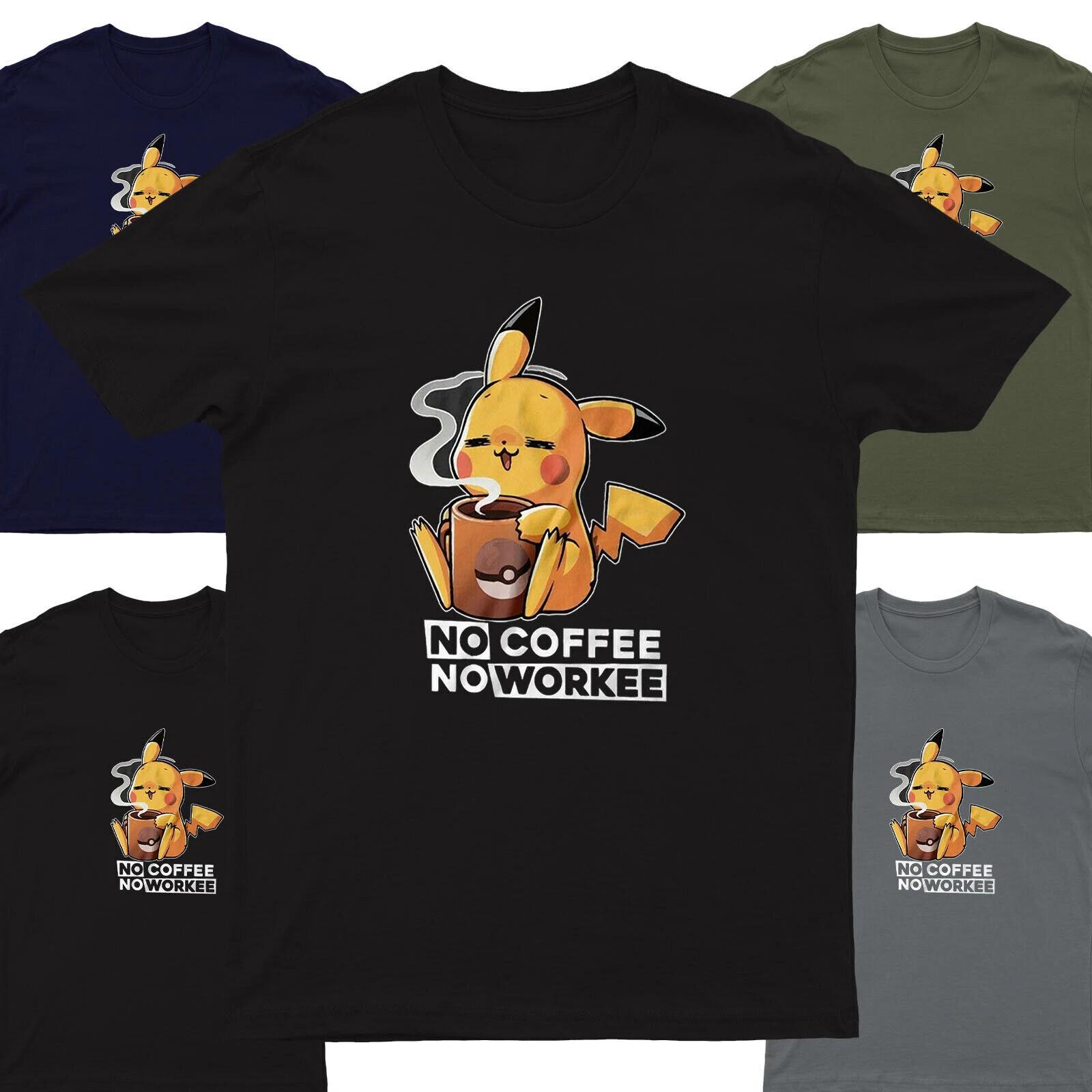 No Coffee No Workee TTshirt Unisex & Funny Mens TTshirt #DG 4XL