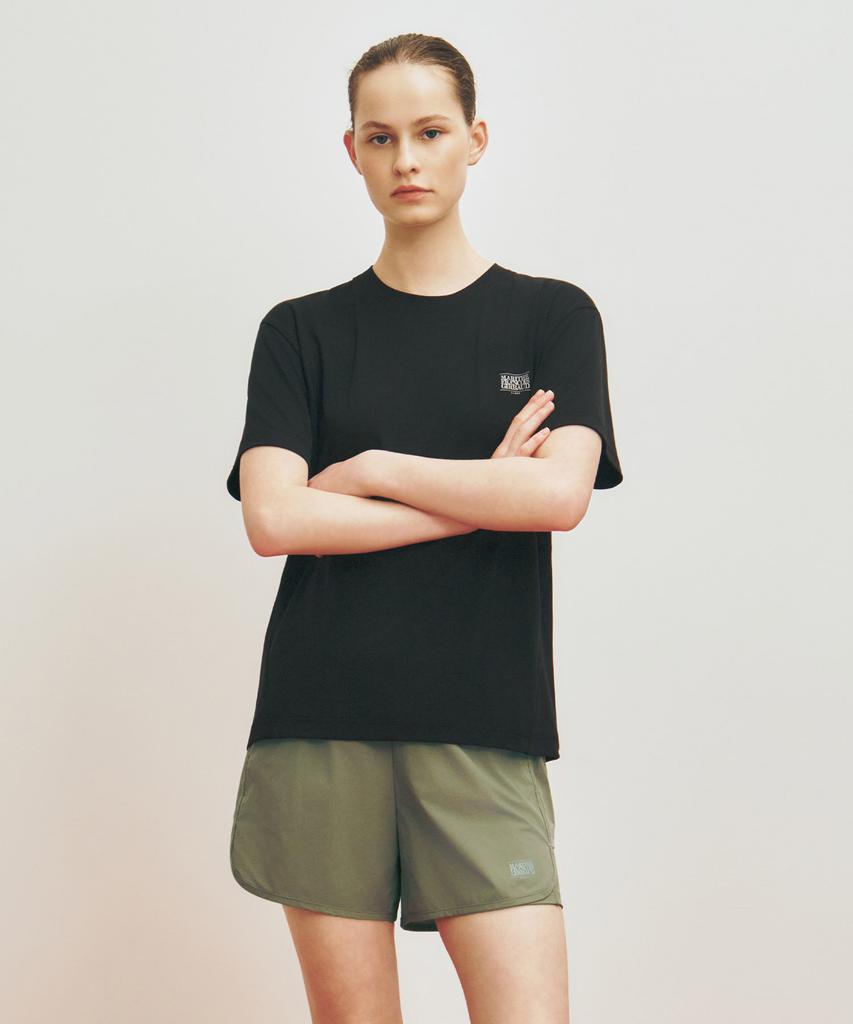 Malitteseupocheu Marithe Sport Classic Logo Tee Black