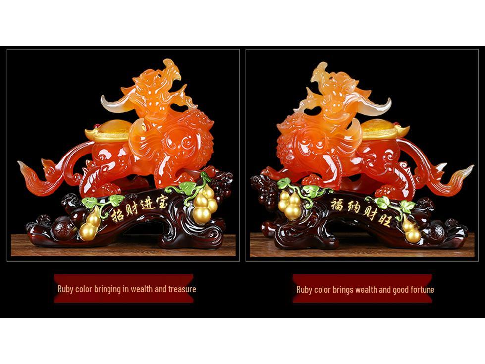 Prosperous Wealth Pixiu Ornaments: Fortune-Building Gifts for Shop Openings & Housewarmings
