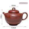180ml Yixing Purple Clay Teapot Kettle Master Hand-carved Bird Bamboo Leaf Tea Pot Tea Infuser Chinese Handmade Zisha Tea Set