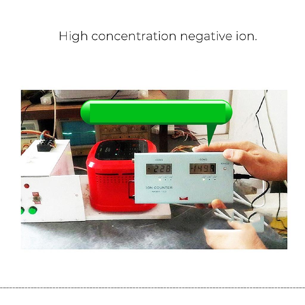 Mini Desktop Air Purifier Negative Ion Generator Air Purifier Sterilizer Generator Ionizer HEPA Filter For Home Office