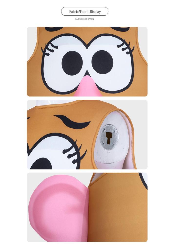 Toy Story Mr. & Mrs. Potato Head Couples Costume for Halloween Parent-Child Party.