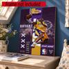 Kobe Personalized Name Diamond Paintings Mosaic Wall Round Diamond Art Painting Kits Embroidery Crystal Accessories Frameless