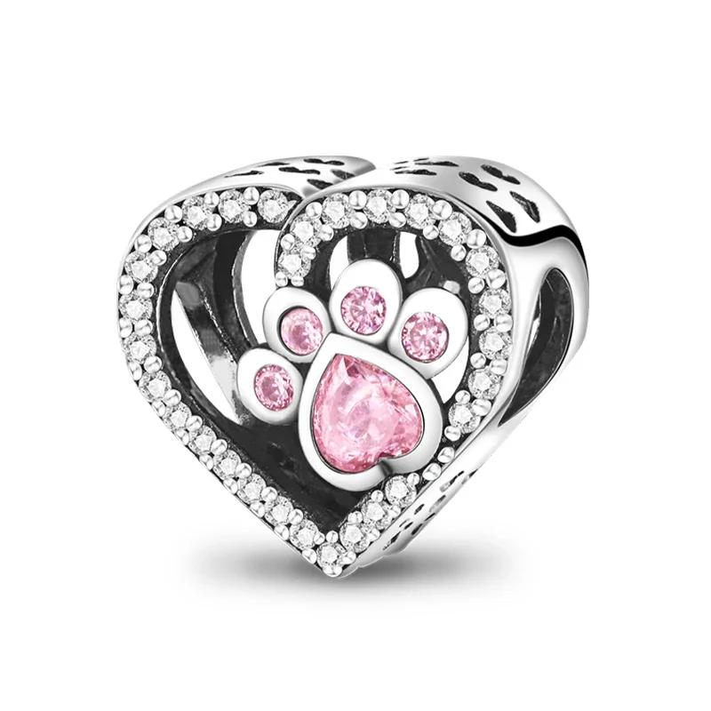 Charms Beads Copper Pink Perfume Bottle Letter Luminous Firefly Tarot Card Beads Fit Diy Bracelets Jewelry