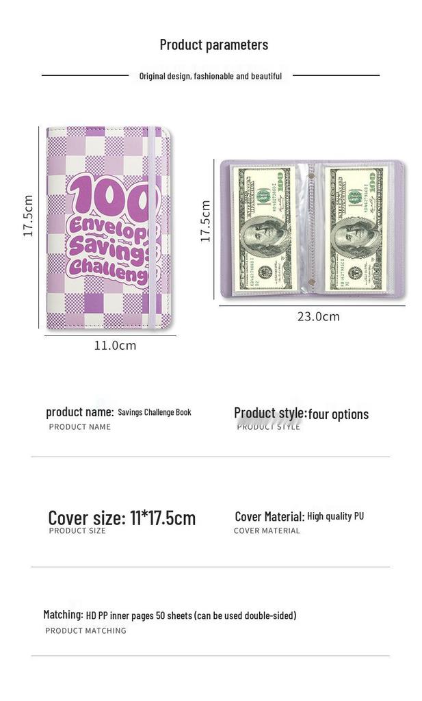 100-Day Cross-Border Money Saving Envelope Budget Book