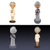 Statue Bobble Head à Tête Oscillante de l'Anniversaire de Platine de la Reine Figurine d'Action Matériau Résine Lourde Peinture Faite à la Main
