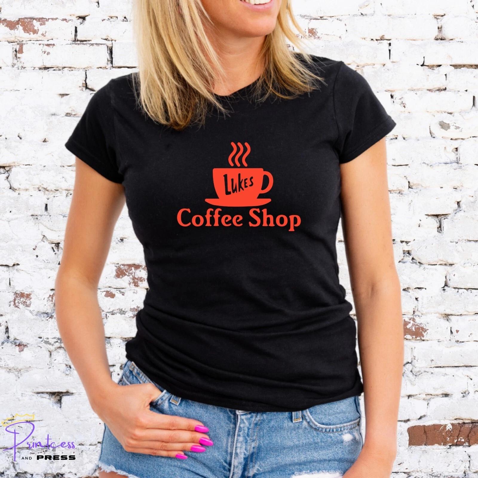 LUKE S DINER T-Shirt, AMBER, GILMORE GIRLS, COFFEE CUP, Unisex/Lady Fit S