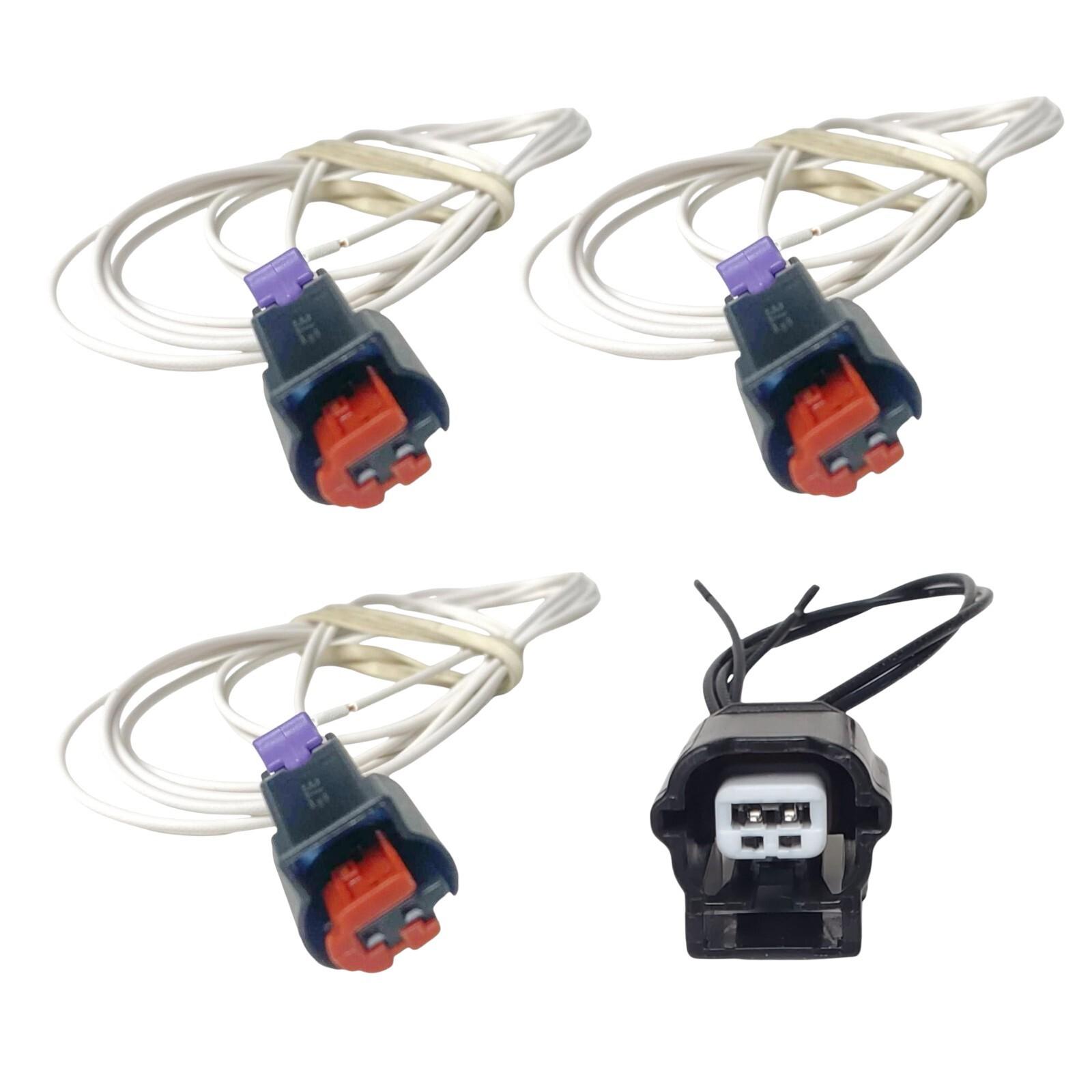 4 x ABS Wheel Speed Sensor Connectors Front Rear L/R Fits Nissan 370Z 2010-