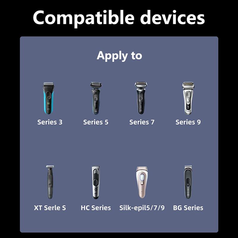Type-C Tıraş Makinesi Adaptörü Şarj Cihazı Dönüştürücü Braun Series 3 5 7 9 Xt Hc Sakal Düzeltici Şarj Adaptörü Dönüştürücü Braun Series için