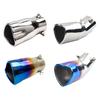 Exhaust Tube Anti-oxidizing Rustproof Straight Heart Shaped Universal Car Exhaust Muffler