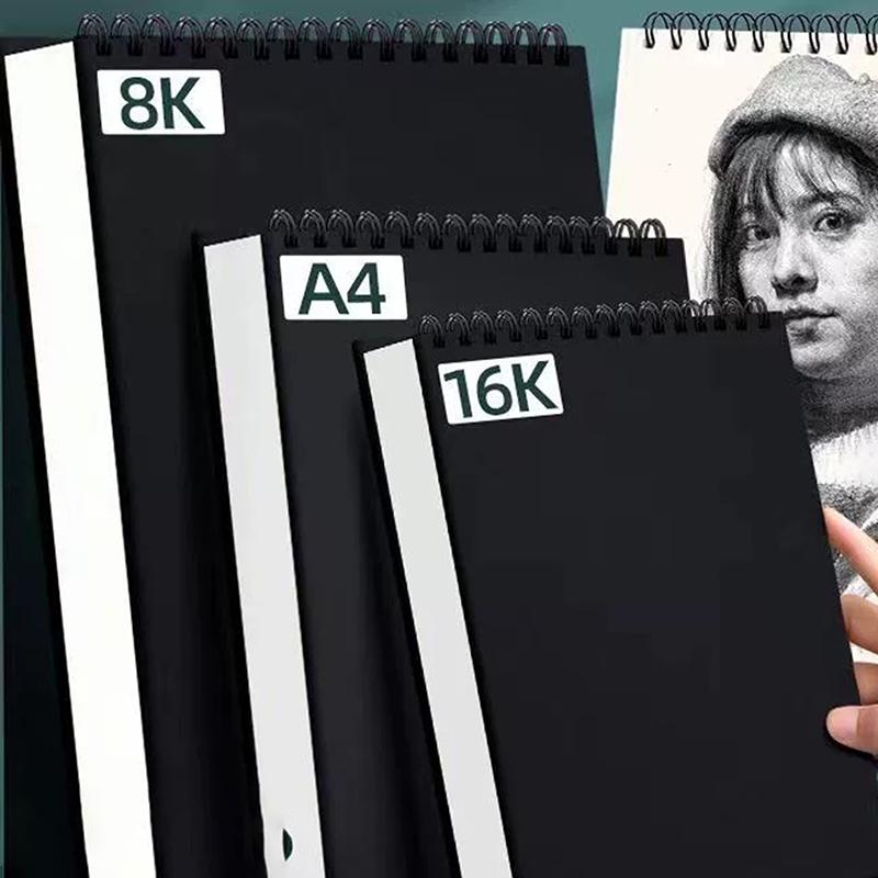 Sketch Book Spiral Bound 30 Sheets Acid Free Drawing Paper A4 A5 A6 8K 16K for Kids Students Artists
