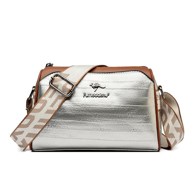 Women High Quality Soft Leather Shoulder Bags Luxury Designer Purses Crossbody Bag Ladies Vintage Messenger Commuting