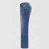 European and American Street Versatile Casual Mid Waist Washed Straight Leg Jeans Women's Clothing
