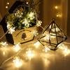 Solar LED String Lights: Outdoor Star Fairy Lights for Christmas, Holidays, Camping, Tents, and Decorative Awnings