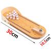 Desktop Mini Bowling Game Set, High-End Small Safe Wooden Innovative Desktop Game, Wooden Parent-Child Fun Toy Best Gift for Kid