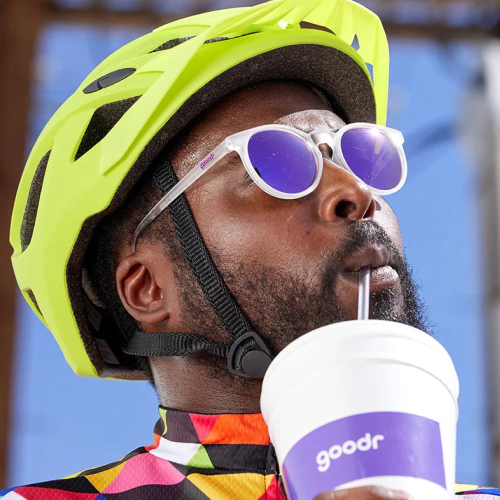 Goodr Sunglasses Series Lightweight Polarized Lenses with UV Colored and Mirrored Lenses for Men and Perfect for Mountain and Outdoor Activities