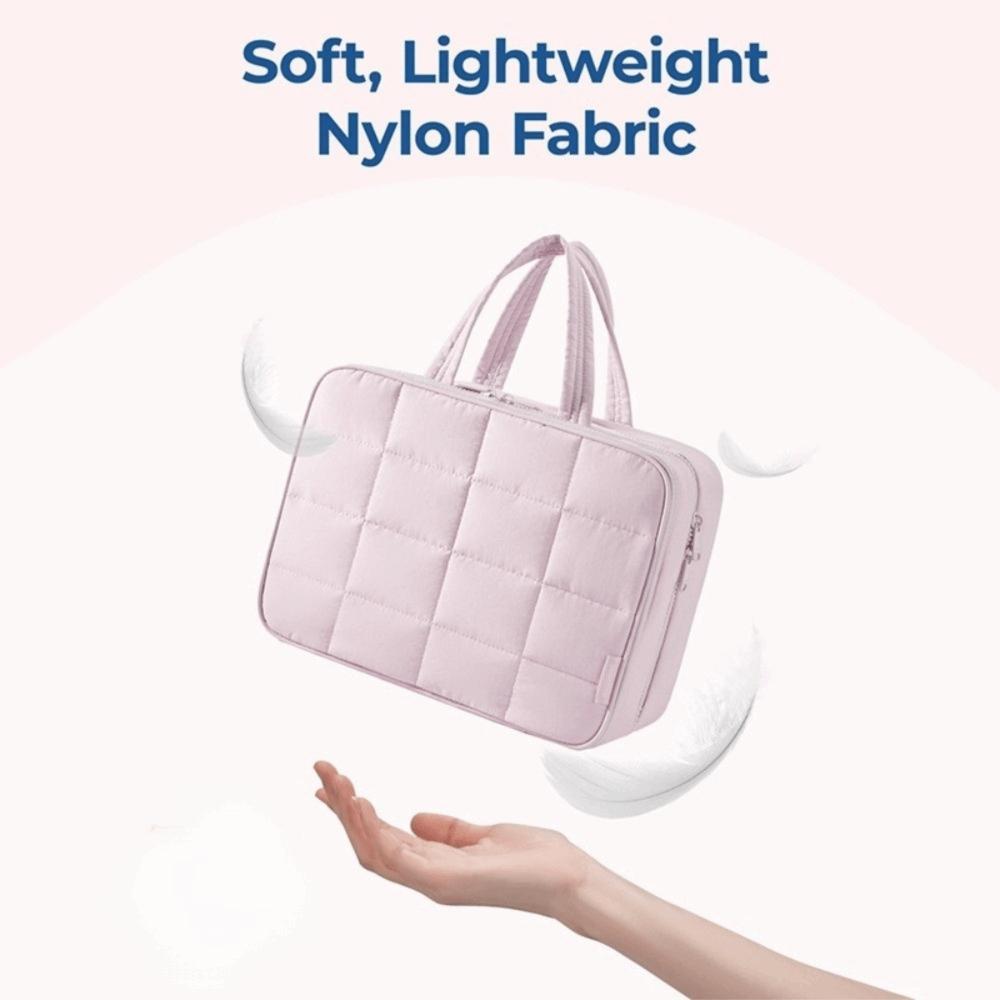 Multipocket Travel Toiletry Bag Cloth Portable Makeup Pouch Women Cosmetic Bag  Travel Use