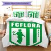 FC Flora Tallinn Bedding Quilt Set Quilt Cover Pillowcase Home Decoration Birthday Gift (1 * duvet cover + 2 * pillowcase, without core)