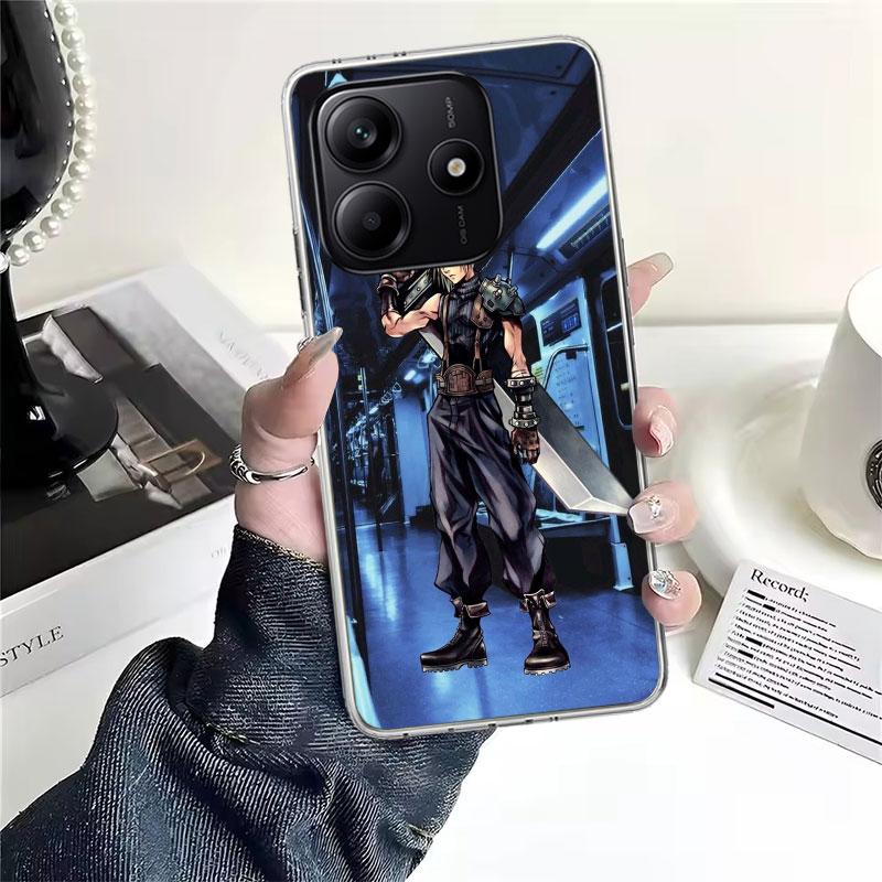 Final Fantasy FF VII Soft Phone Case For Xiaomi Redmi Note 15 14 14S 13 12 Pro Plus 12S 11 11S 11E 10 10S 11T 5G Fundas Coque Re